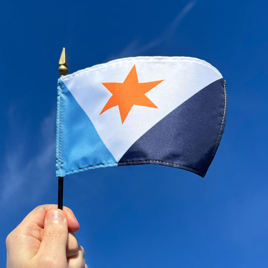 Classic First Light Syracuse City Hand Flag