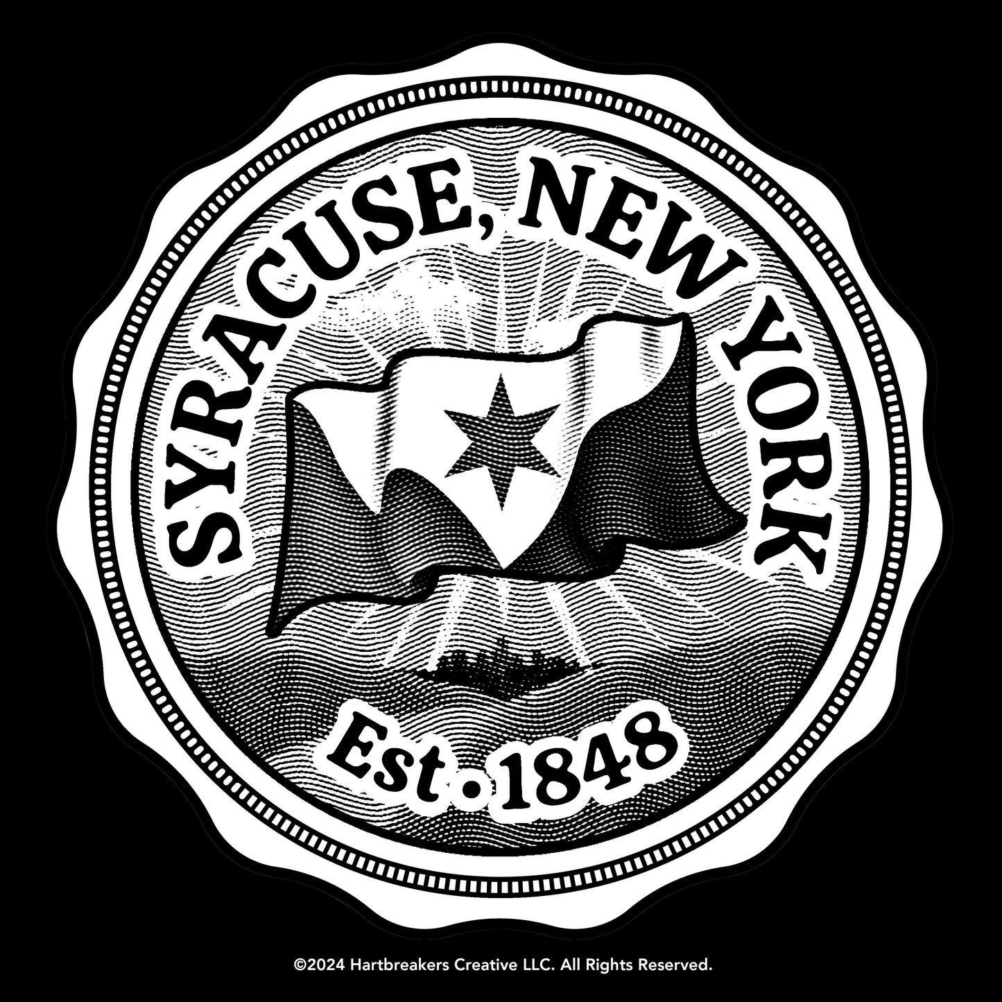 Engraved Crest Syracuse T-shirt
